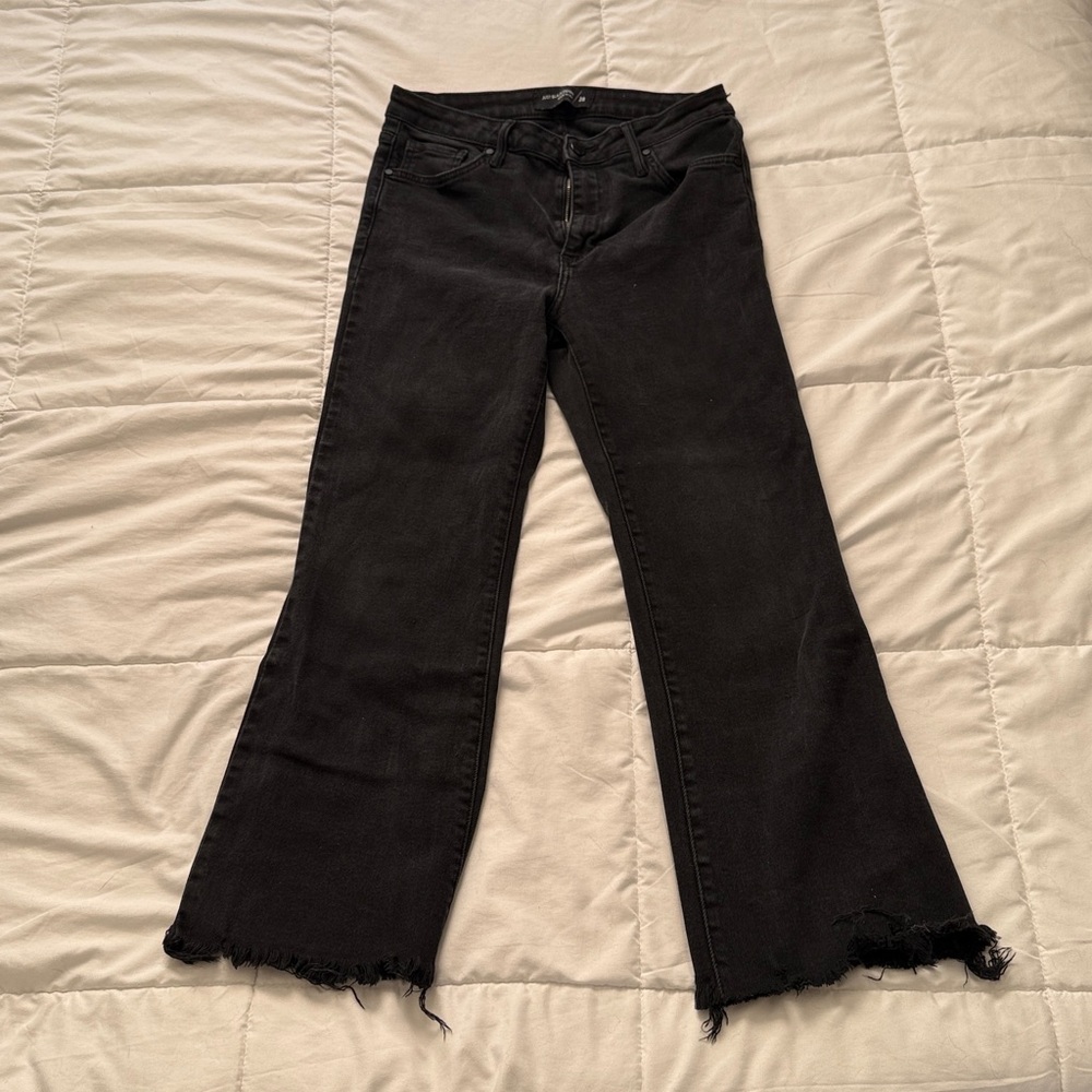 Just Black Women's Flare Jeans in Black